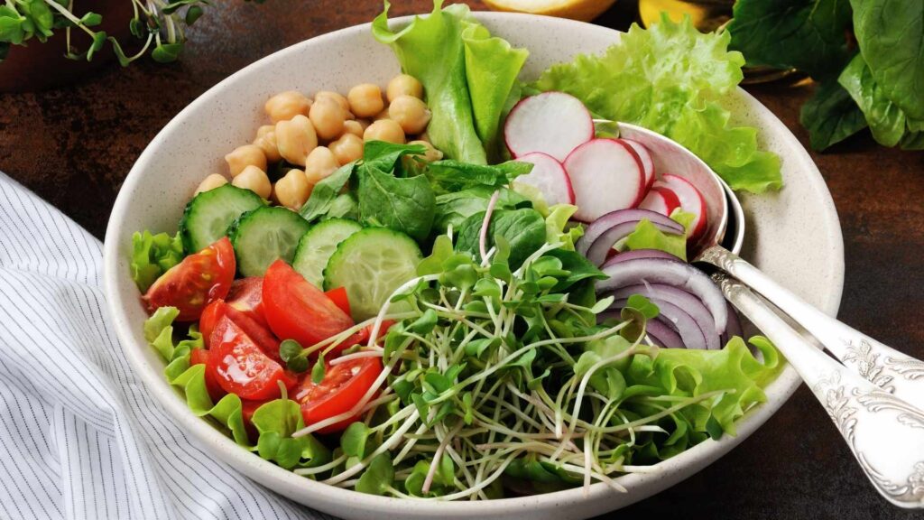 Microgreens bowl