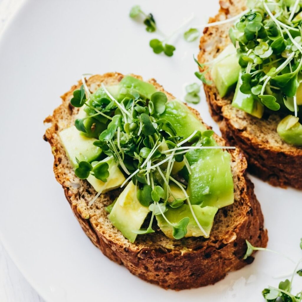 Avocado Toast with Broccoli Microgreens