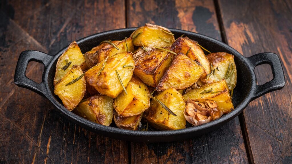 Biberiyeli Parmesanlı Fırın Patates