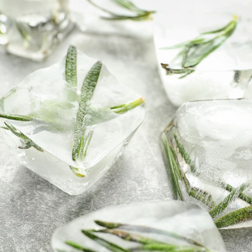 Rosemary cubes